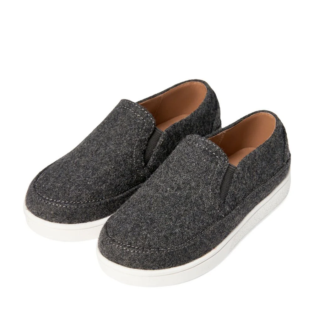 Marty Wool Dark Grey Sneakers - Image 2