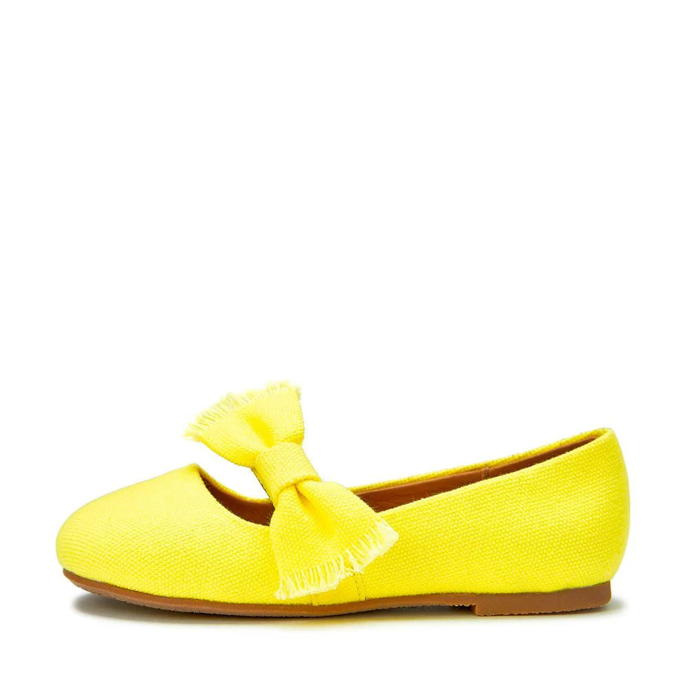 Mia Canvas Yellow Shoes