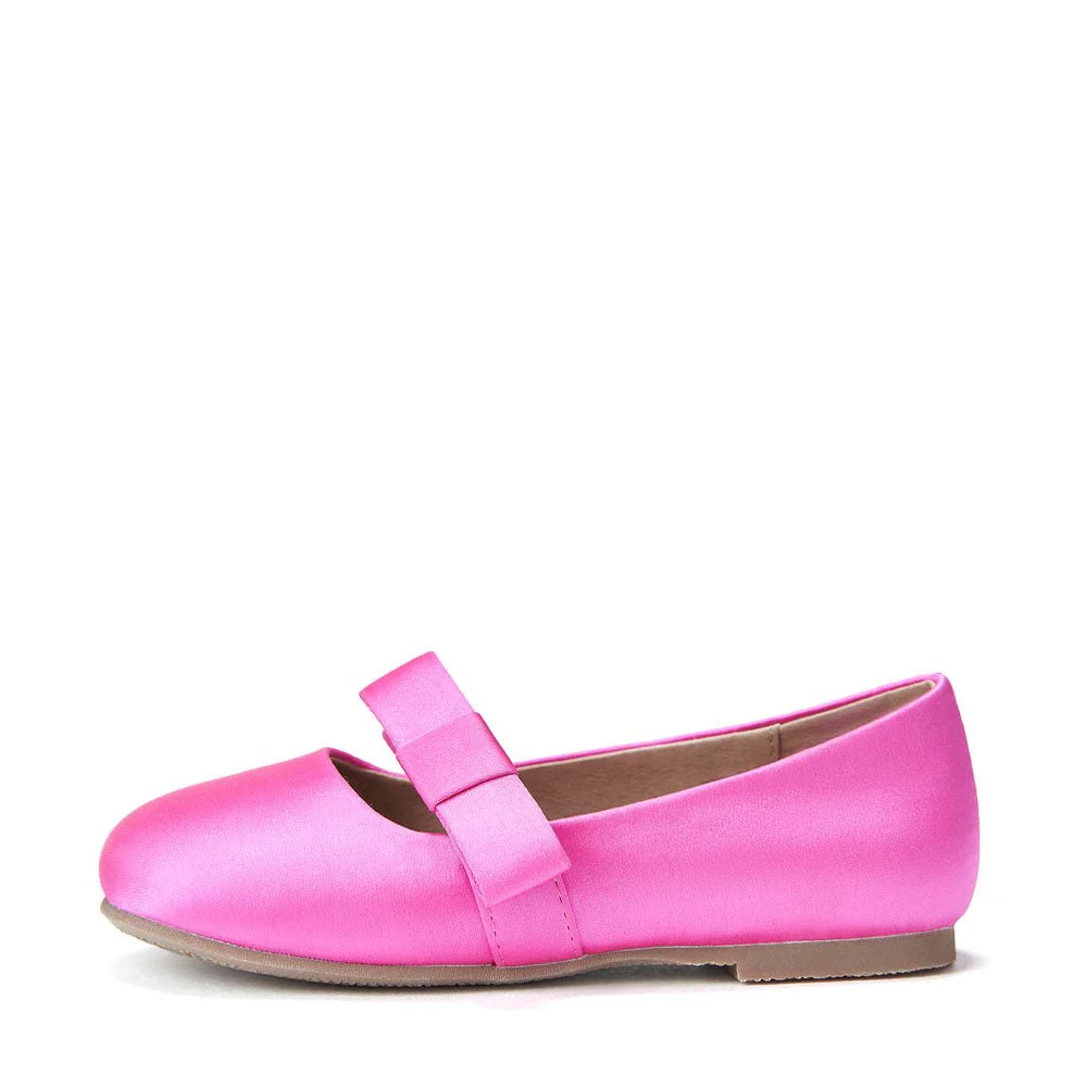 Mia Satin Fuchsia Shoes