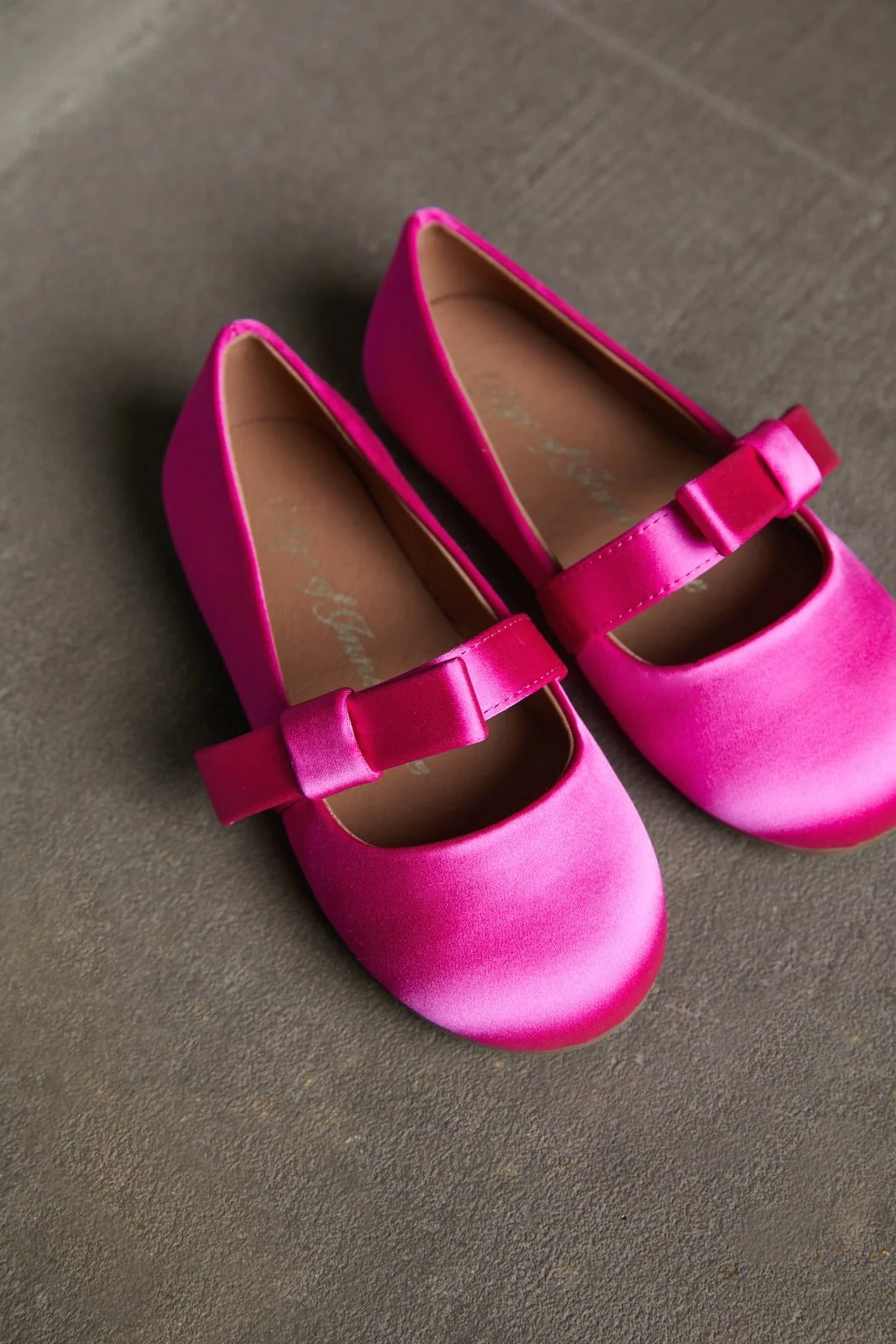 Mia Satin Fuchsia Shoes - Image 4