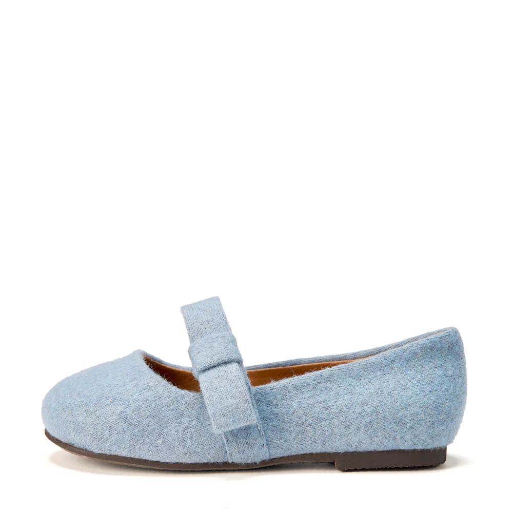 Mia Wool Blue Shoes
