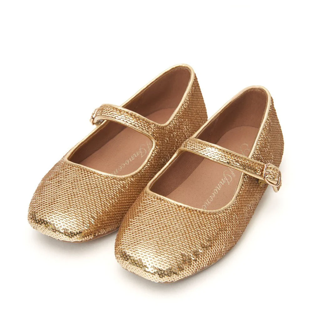 Michelle Gold Flats - Image 2