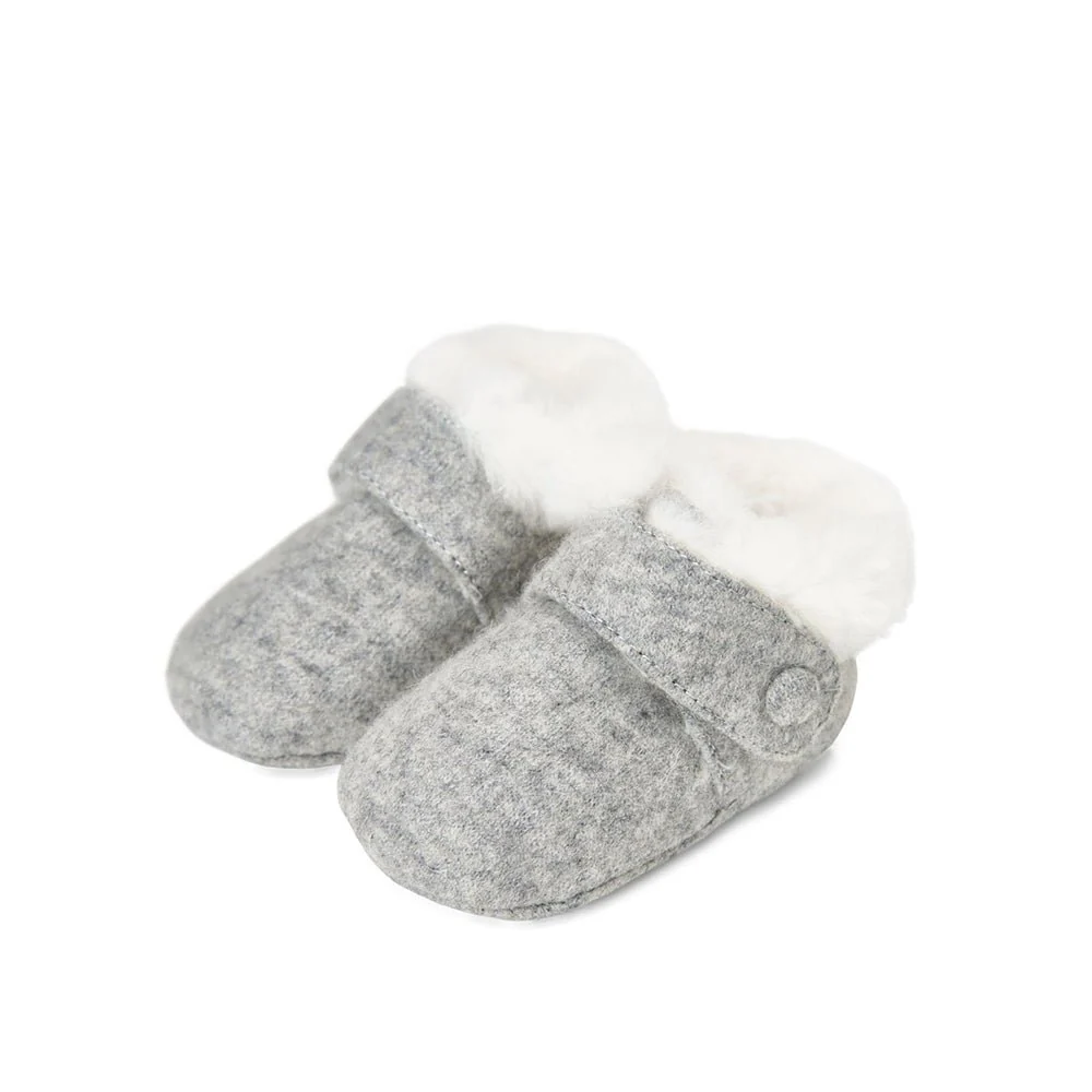 MiniMuni Wool Grey Prewalkers - Image 2