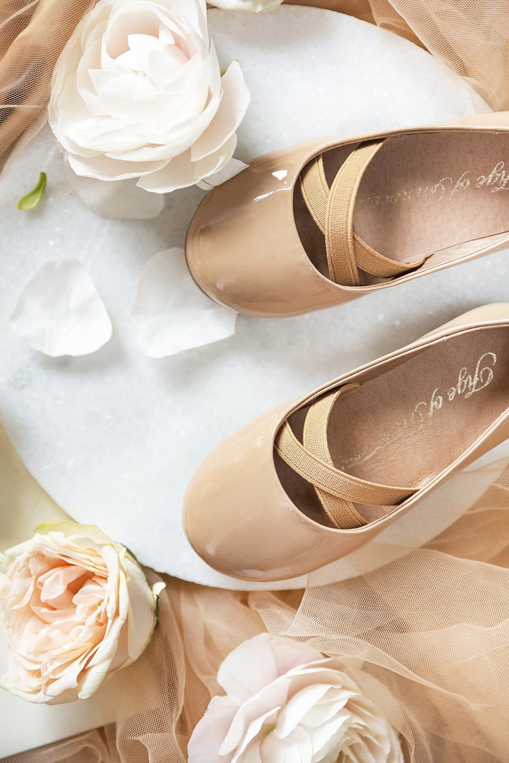 Mira Beige Flats - Image 3