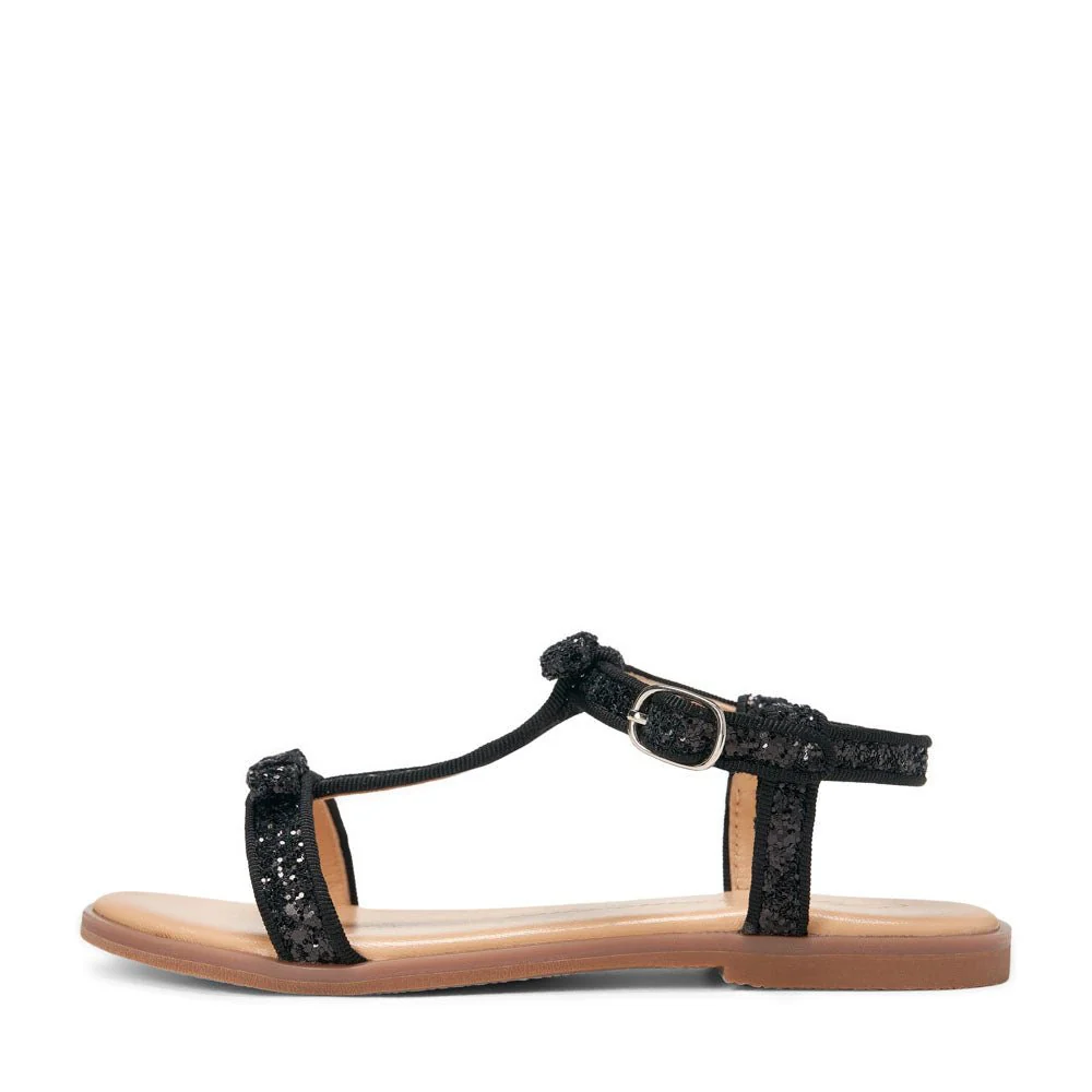 Nell Black Sandals