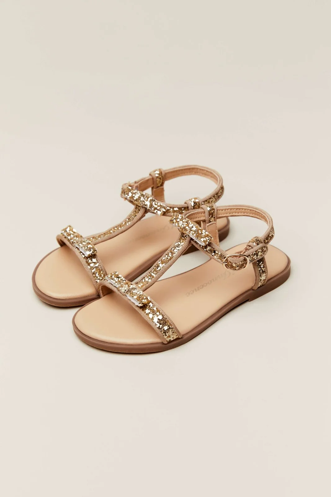Nell Gold Sandals - Image 3