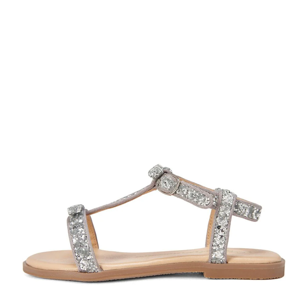 Nell Silver Sandals