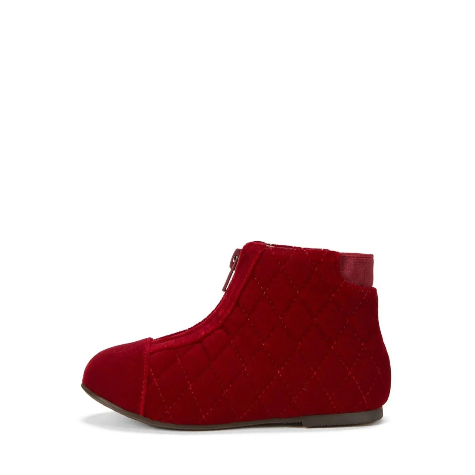 Nicole Velvet Red Boots