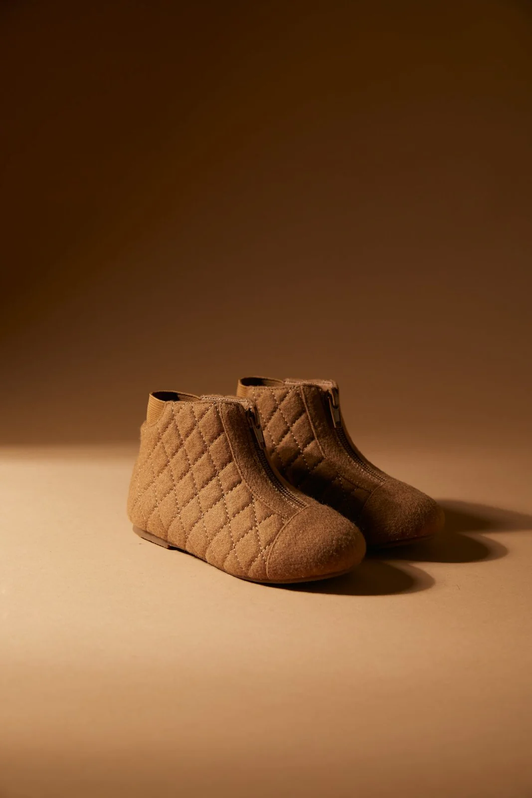 Nicole Wool Beige Boots - Image 3