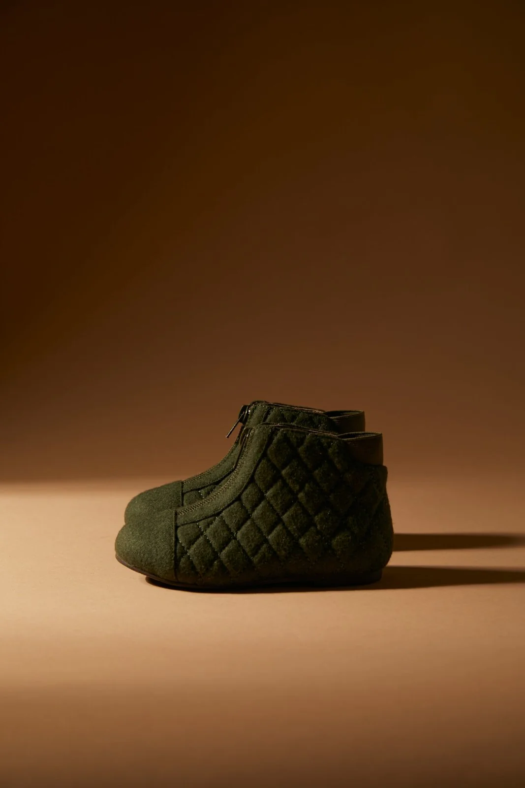 Nicole Wool Green Boots - Image 3