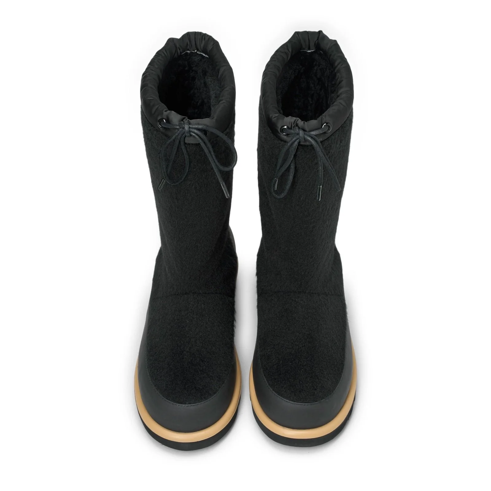 Nua Wool Black Boots - Image 3