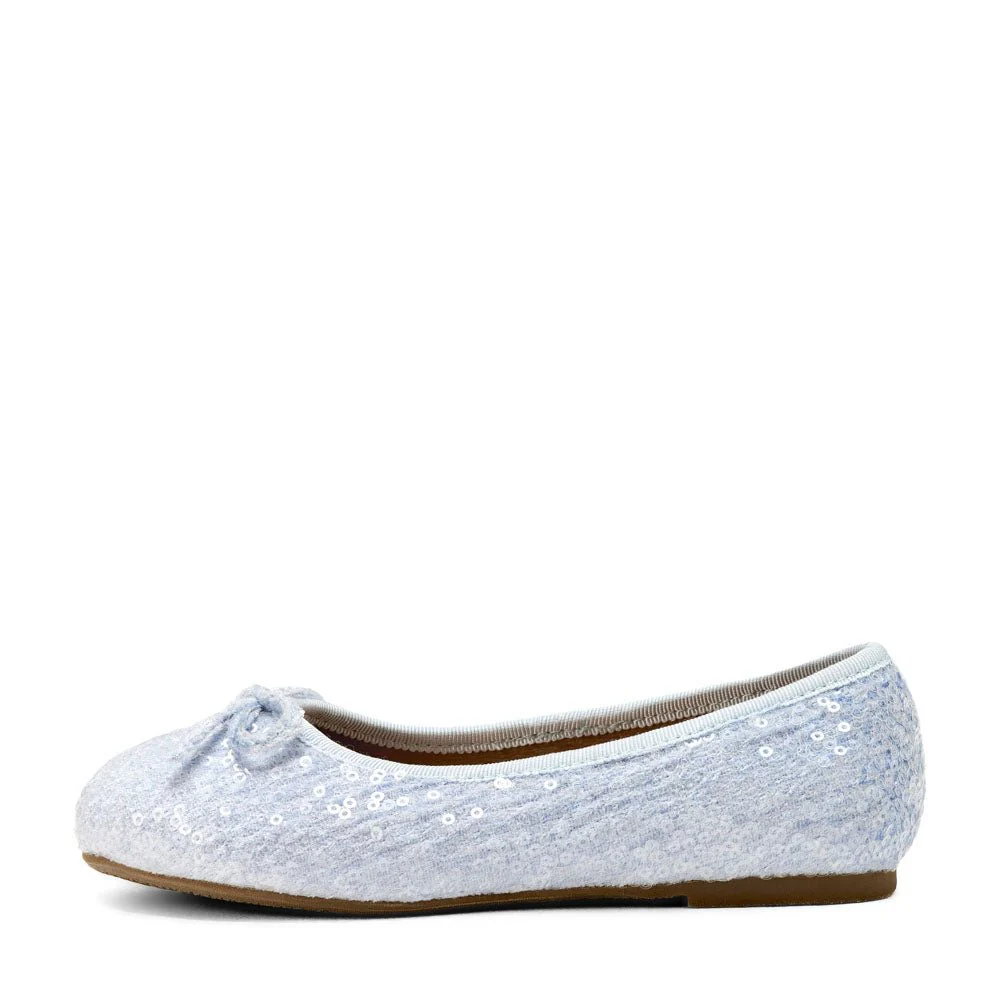 Odette Blue Flats