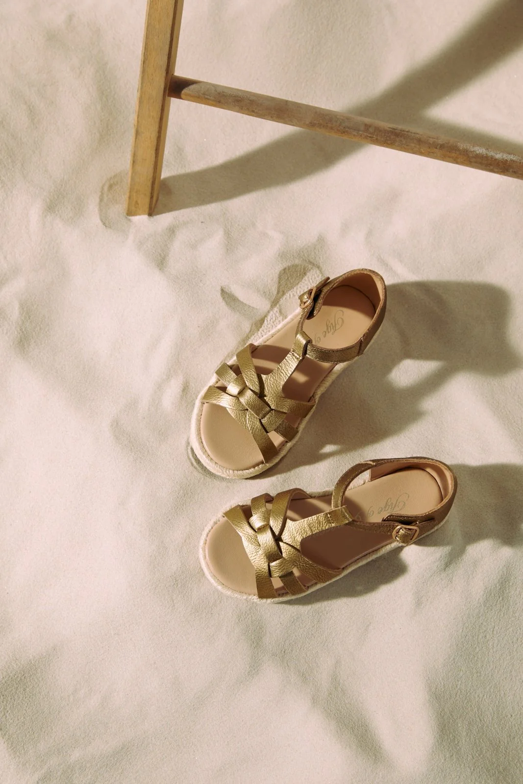 Patricia 2.0 Gold Sandals - Image 3