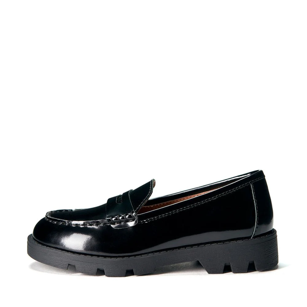 Paula Black Loafers