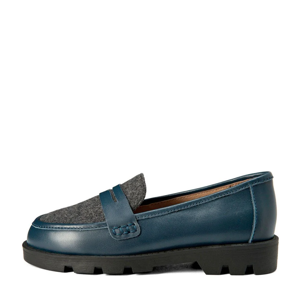 Paula 2.0 Navy/Dark Grey Loafers