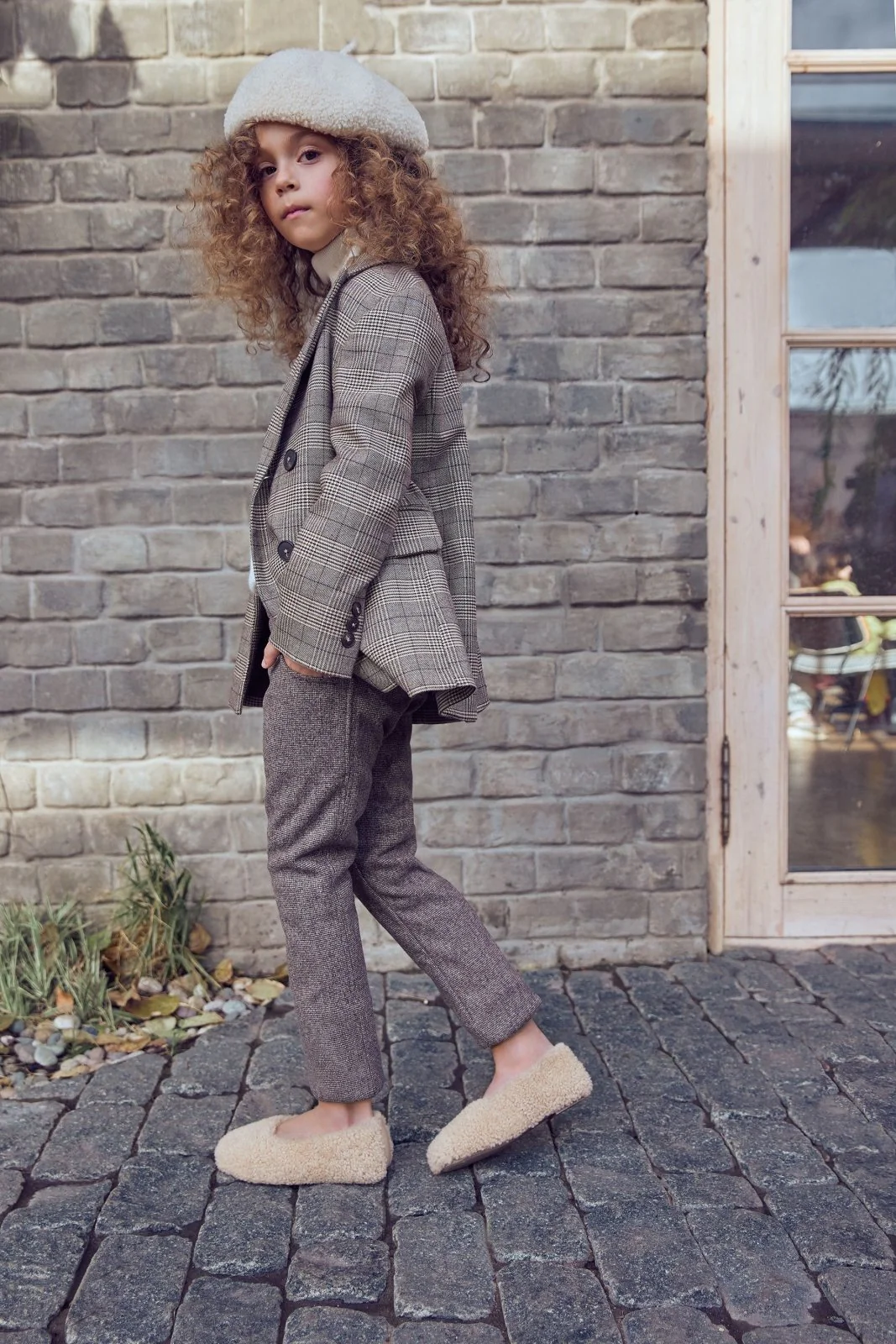 Polly Beige Slippers - Image 6