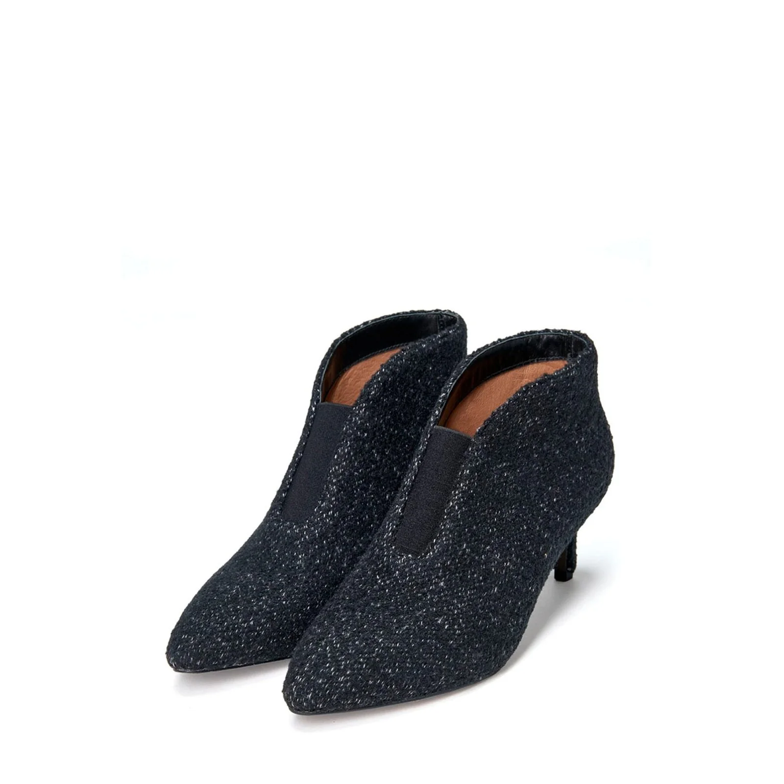 Pris Tweed Black Boots - Image 2