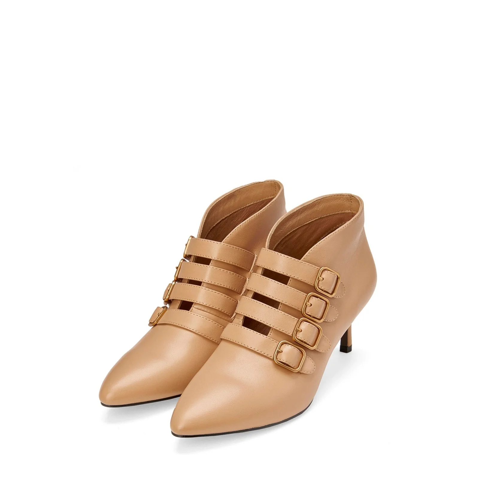 Rhea Beige Boots - Image 2
