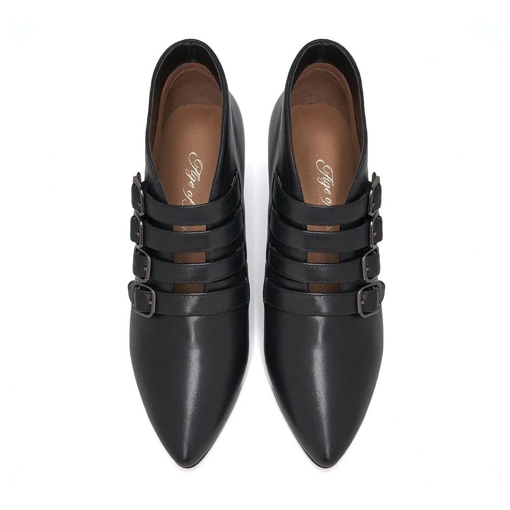 Rhea Black Boots - Image 3