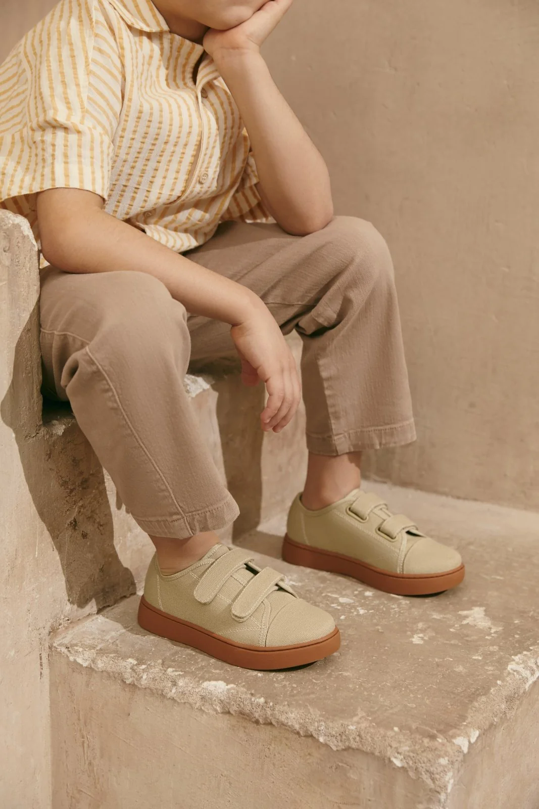 Robby 2.0 Canvas Khaki Sneakers - Image 4
