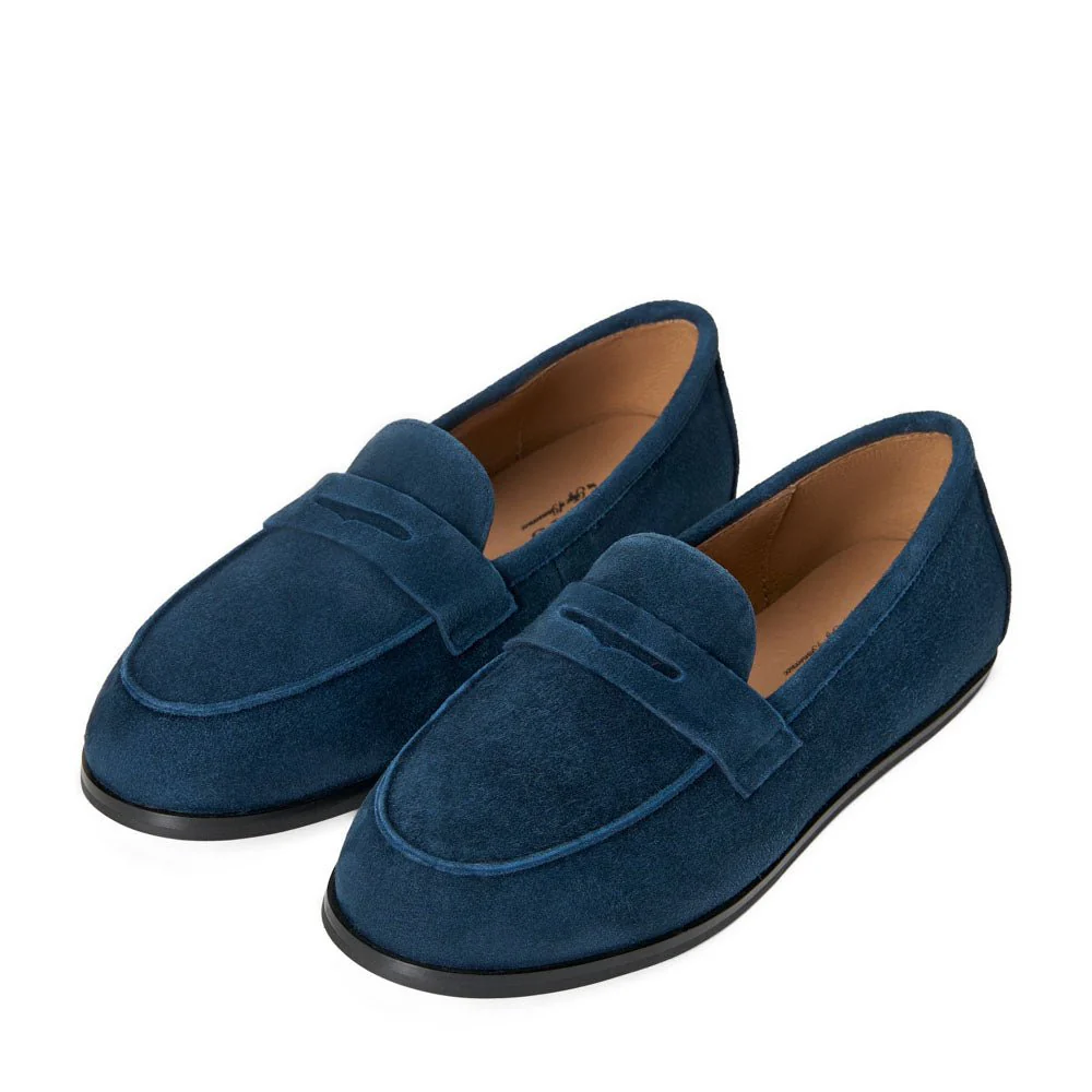 Ryan Dark Navy Loafers - Image 2