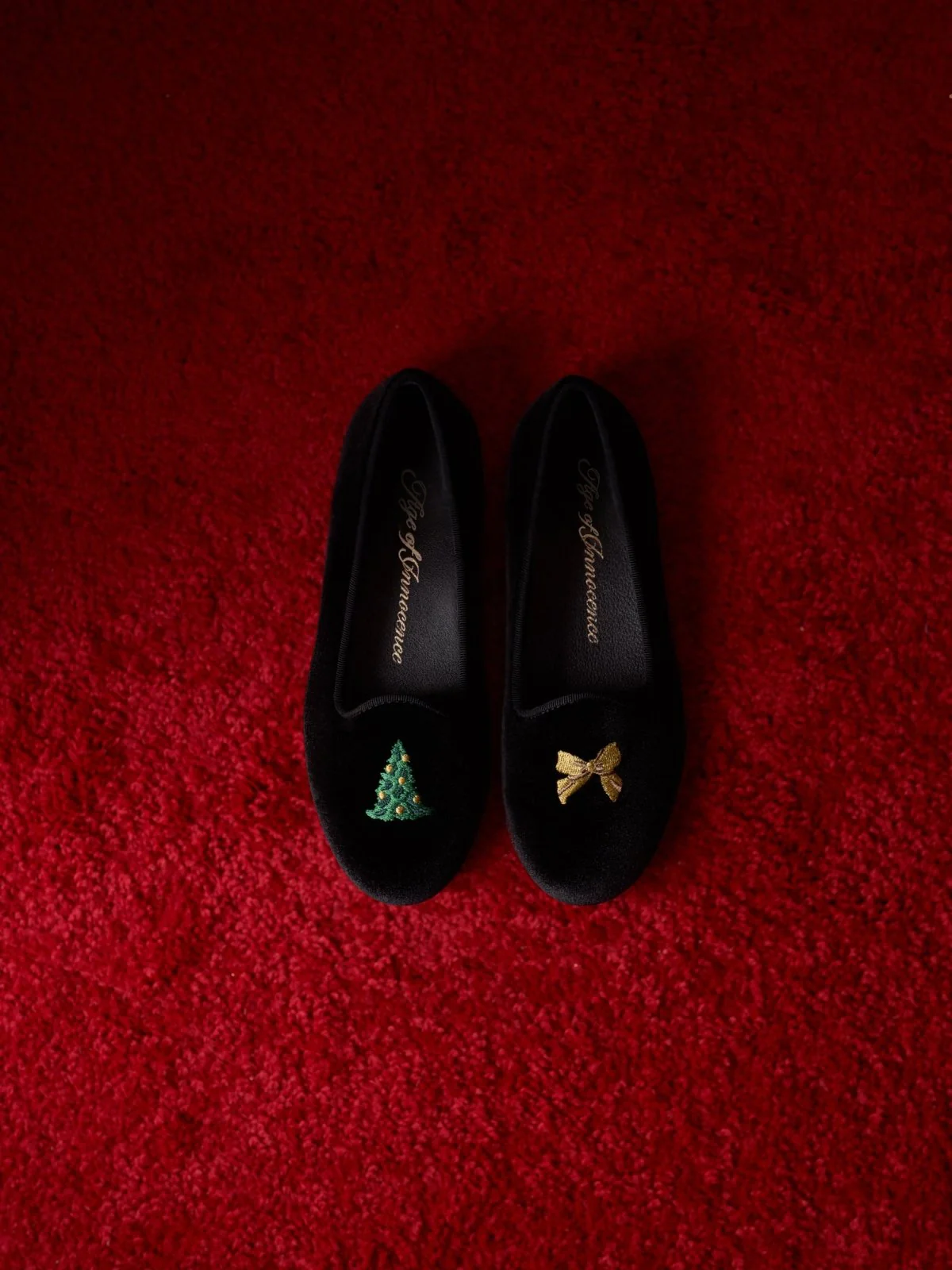 Santa Baby Black Loafers - Image 4