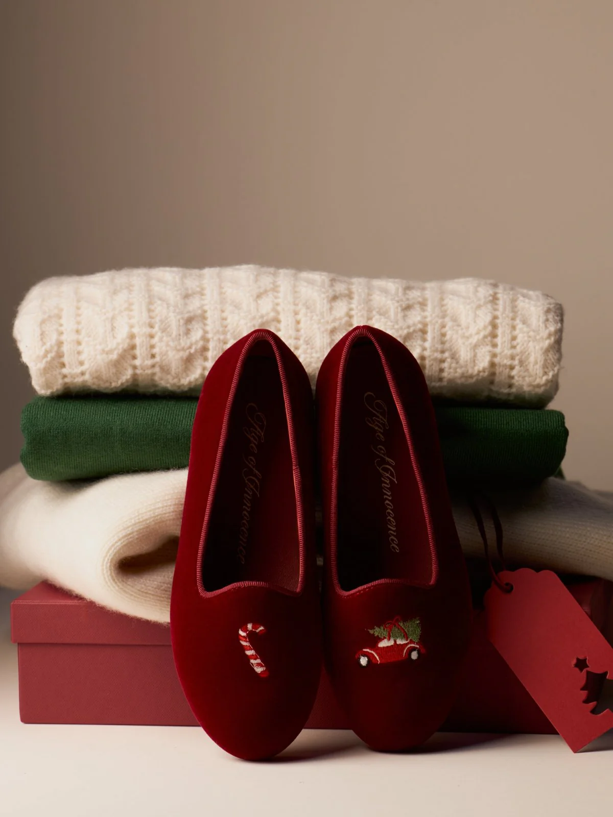 Santa Baby 2.0 Red Loafers - Image 3