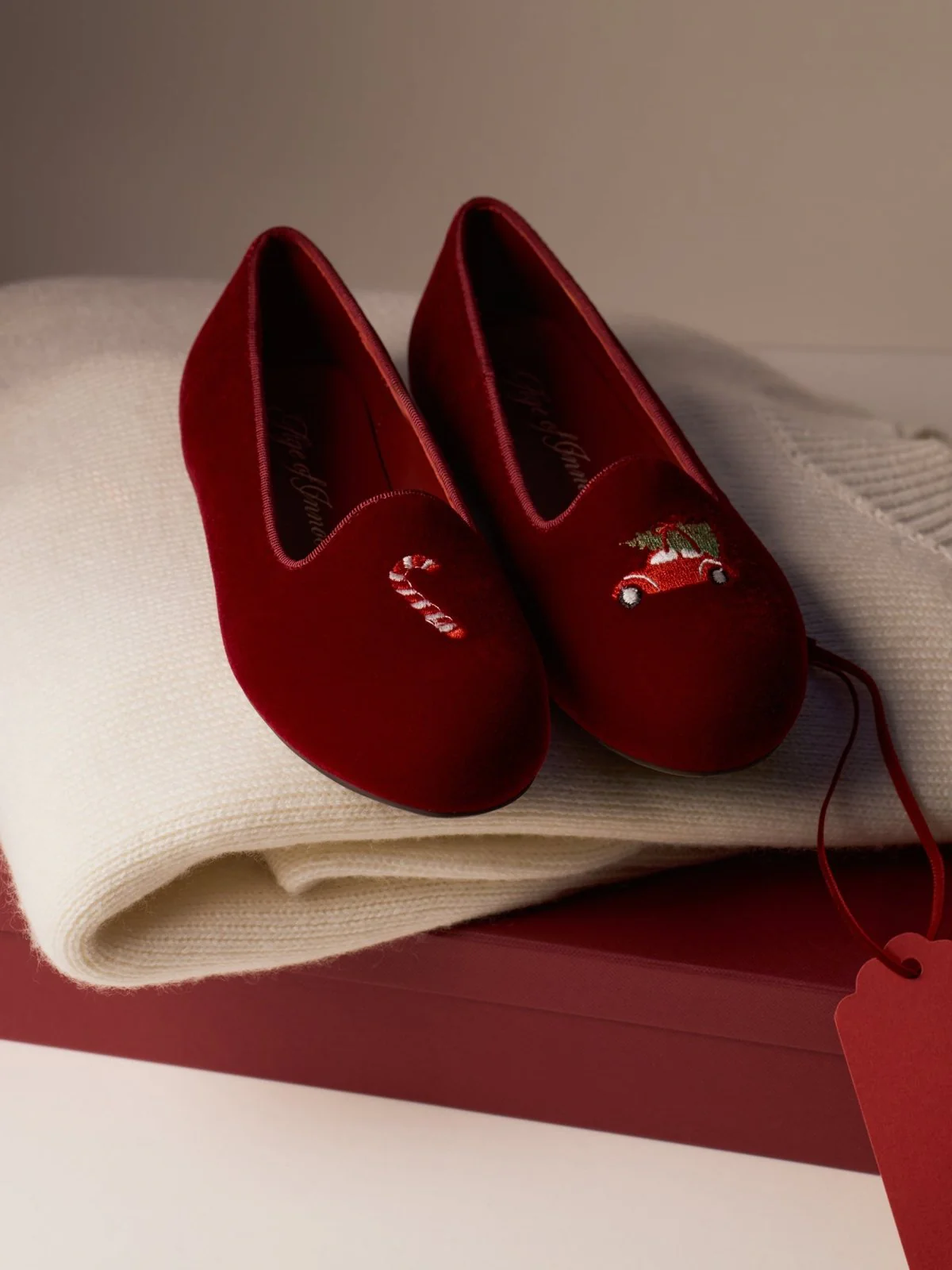 Santa Baby 2.0 Red Loafers - Image 4