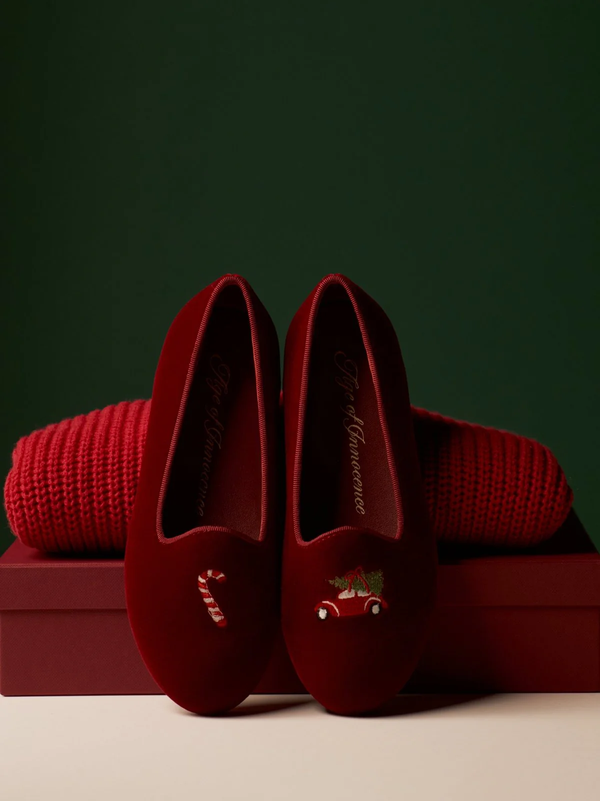 Santa Baby 2.0 Red Loafers - Image 5