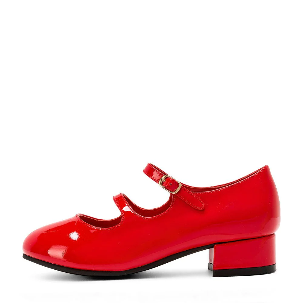 Seema Red Shoes