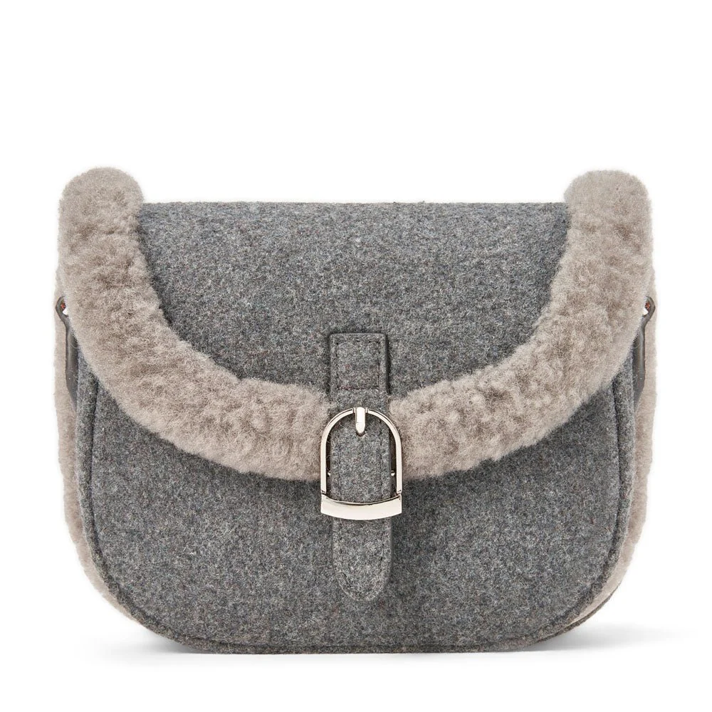 Shae Wool Grey Purse