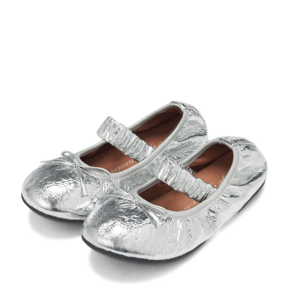 Sylvie Silver Flats - Image 2