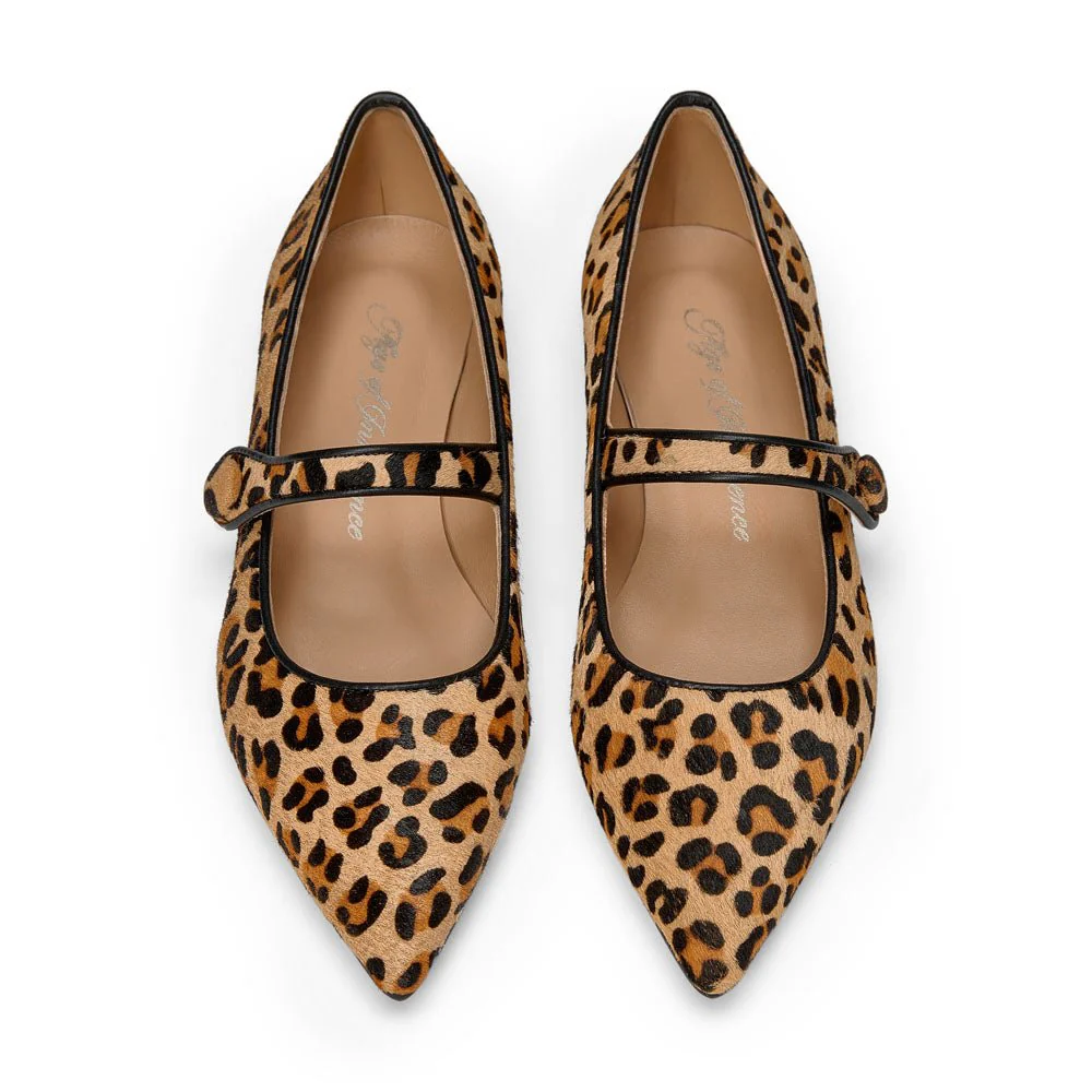 Thea Animal print Flats - Image 3
