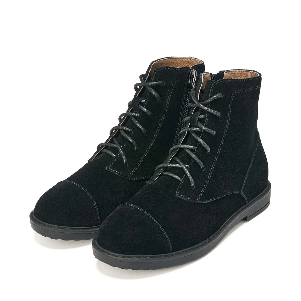Thomas Suede Black Boots - Image 2