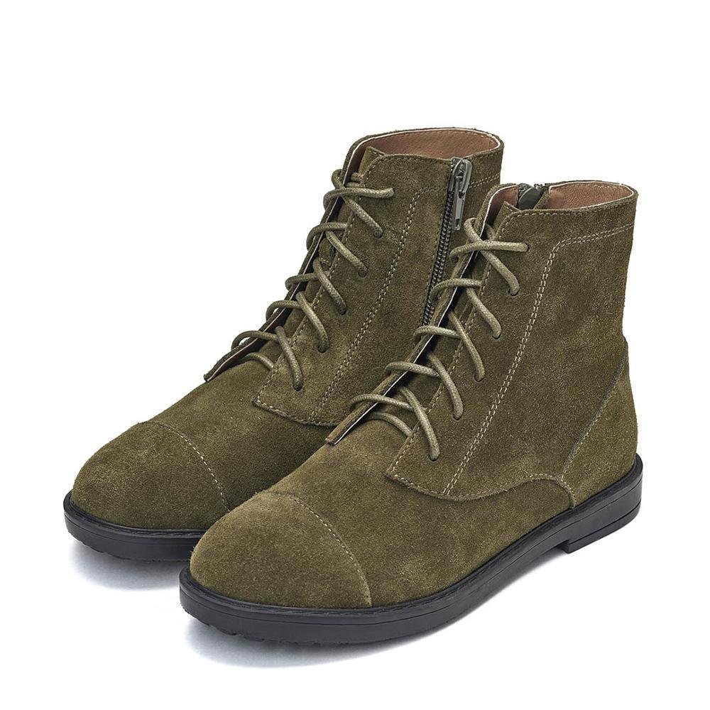 Thomas Suede Khaki Boots - Image 2