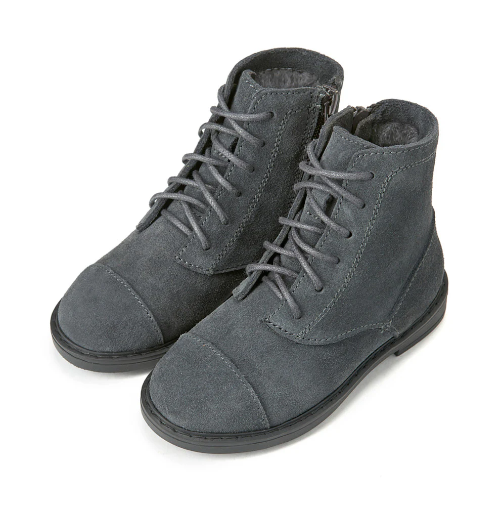 Thomas Suede Winter Grey Boots - Image 2
