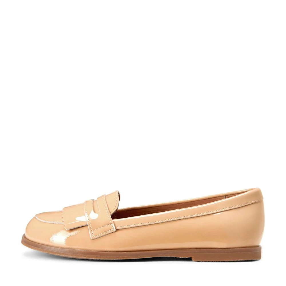 Valerie Beige Loafers