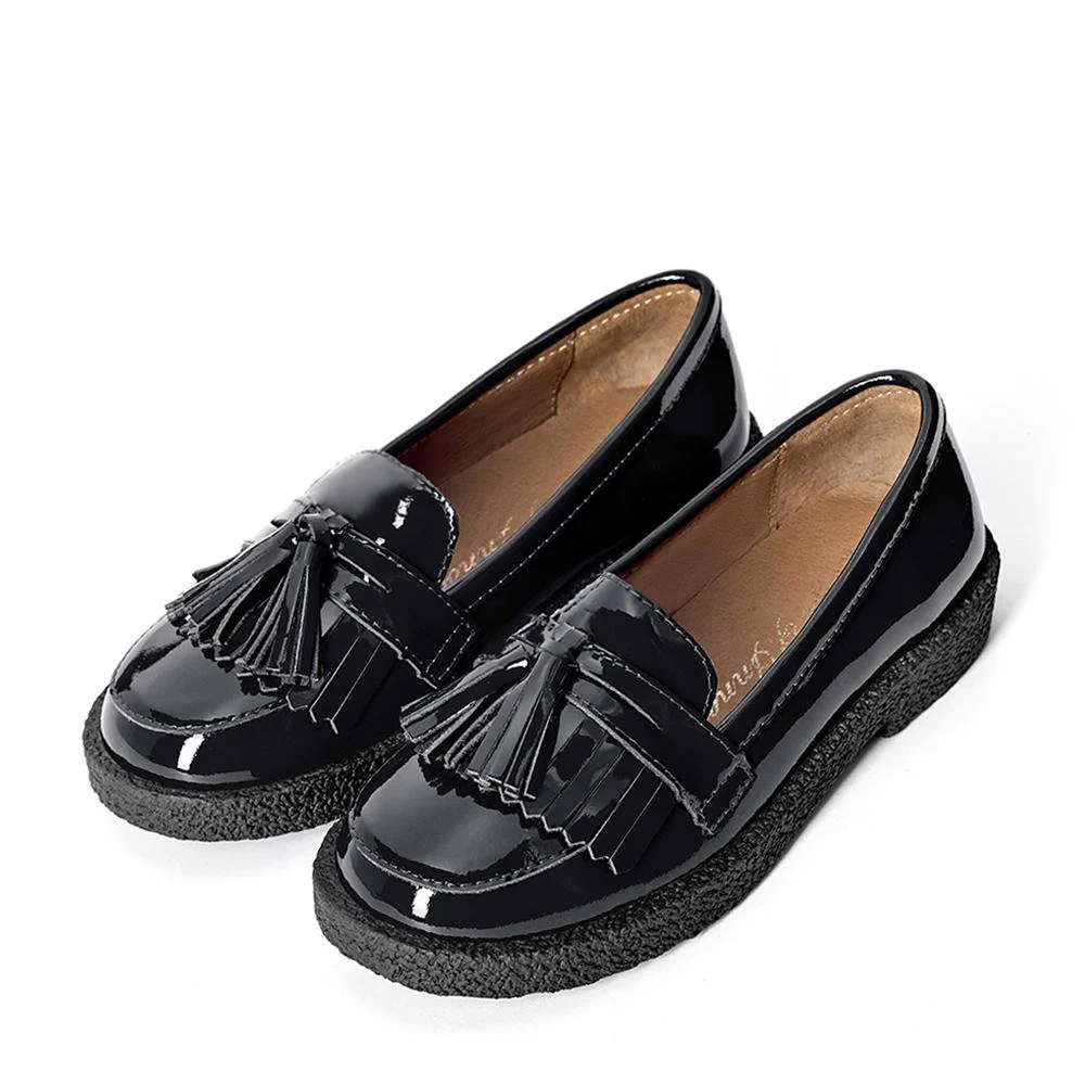 Vita Black Loafers - Image 2