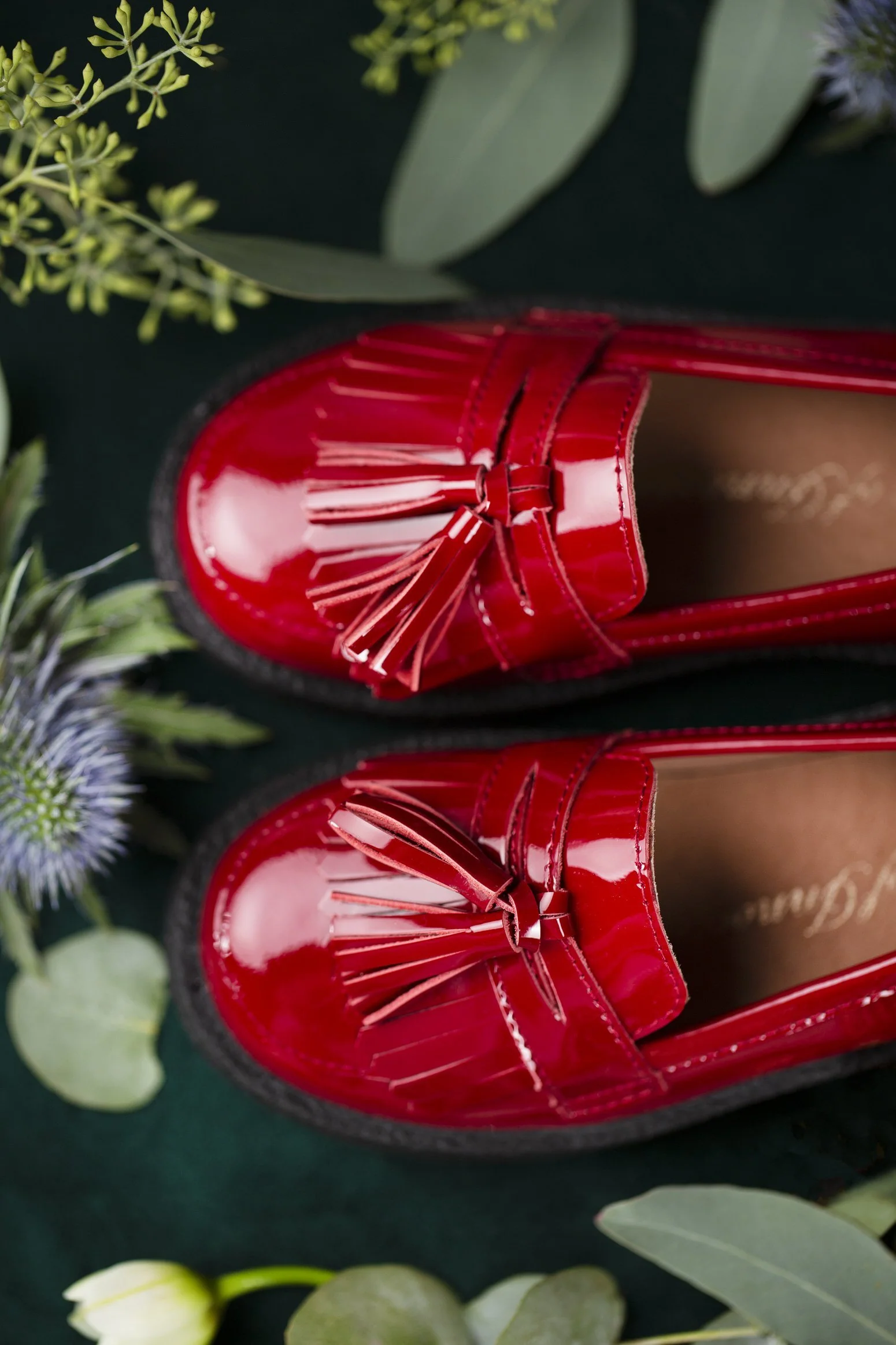 Vita Burgundy Loafers - Image 6