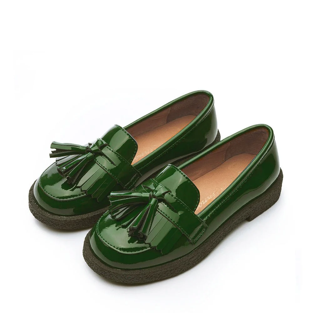 Vita Green Loafers - Image 2