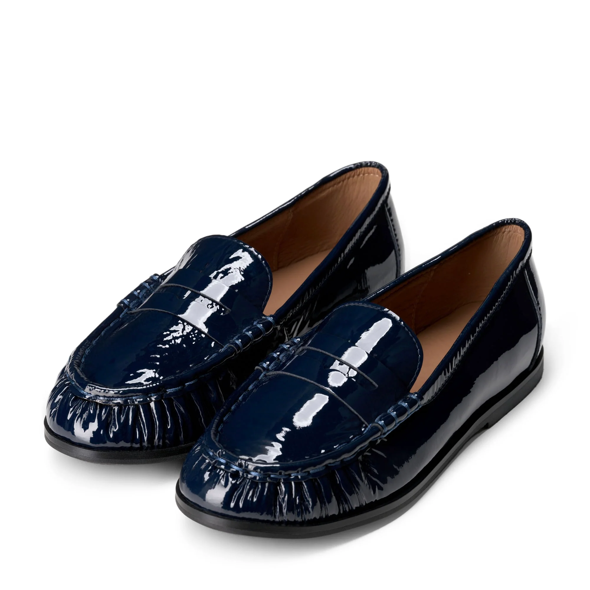 Vivi Navy Loafers - Image 2