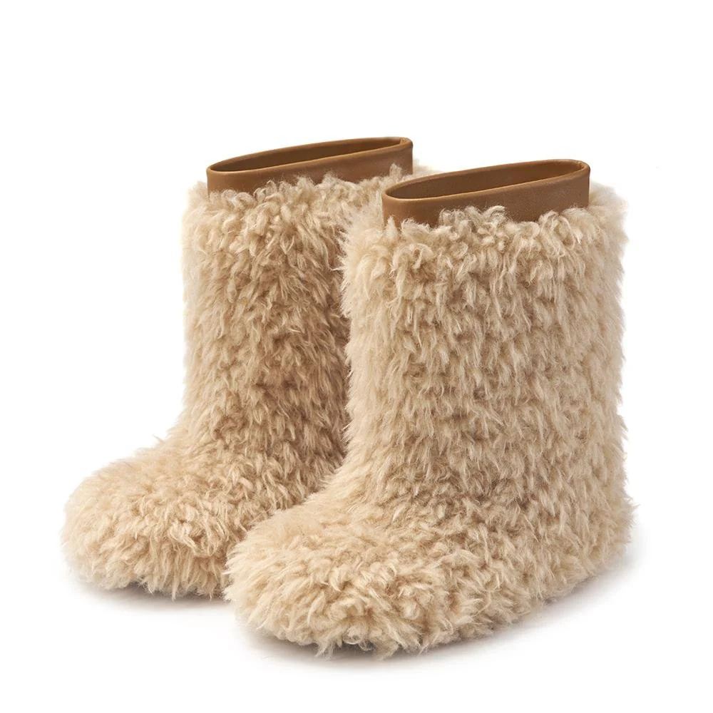 Yeti Beige Boots - Image 2