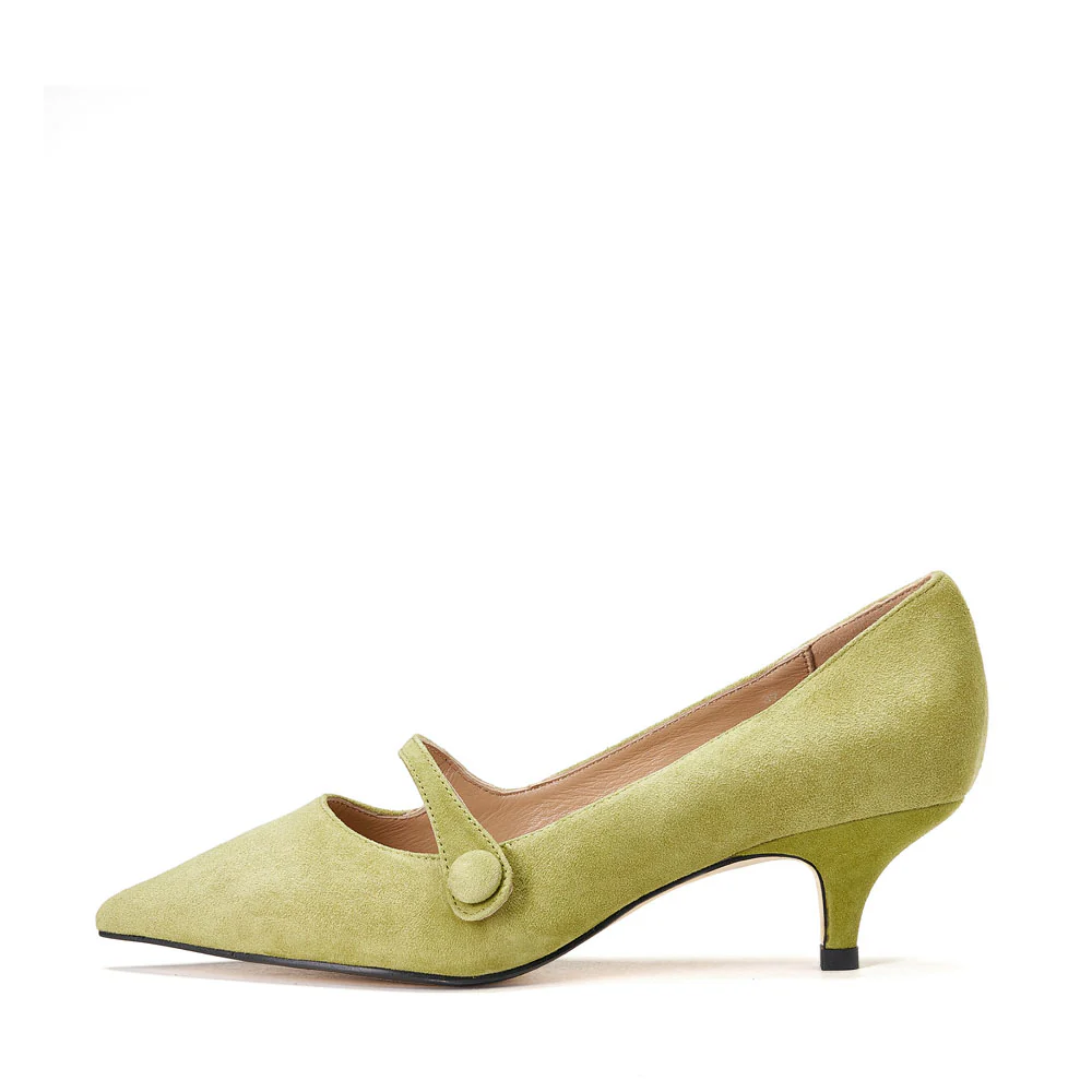 Yvonne Light Green Shoes