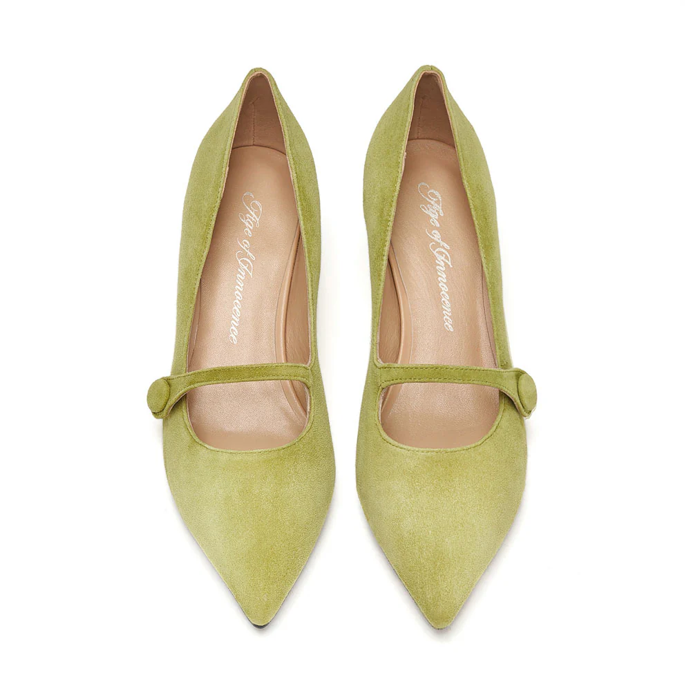 Yvonne Light Green Shoes - Image 3