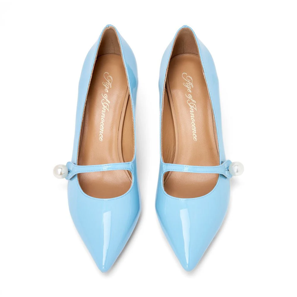 Yvonne PL Blue Shoes - Image 3