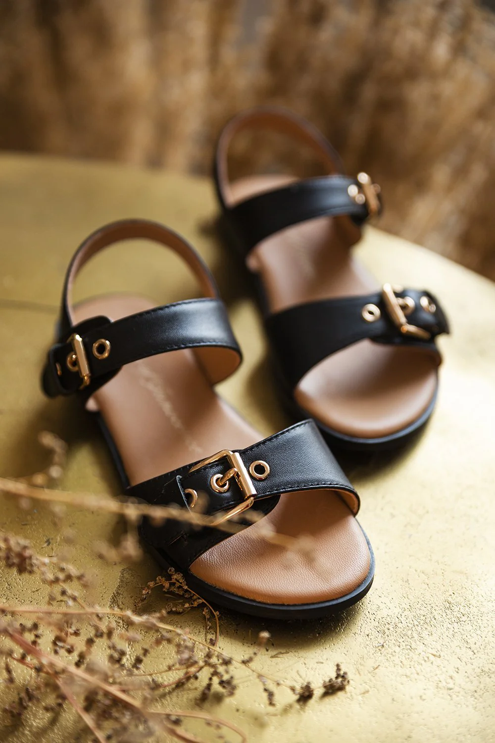 Zara Black Sandals - Image 3