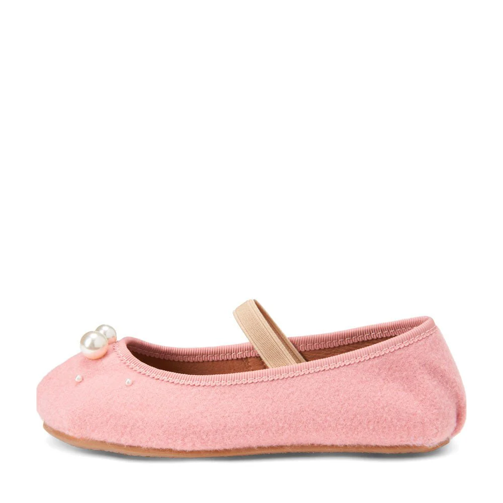 Zelda Wool Pink Flats