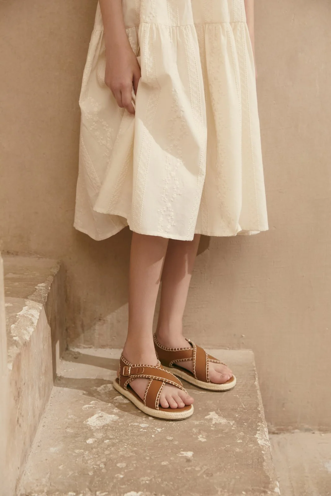 Zella Camel Sandals - Image 5