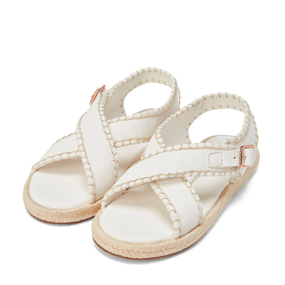 Zella White Sandals - Image 2