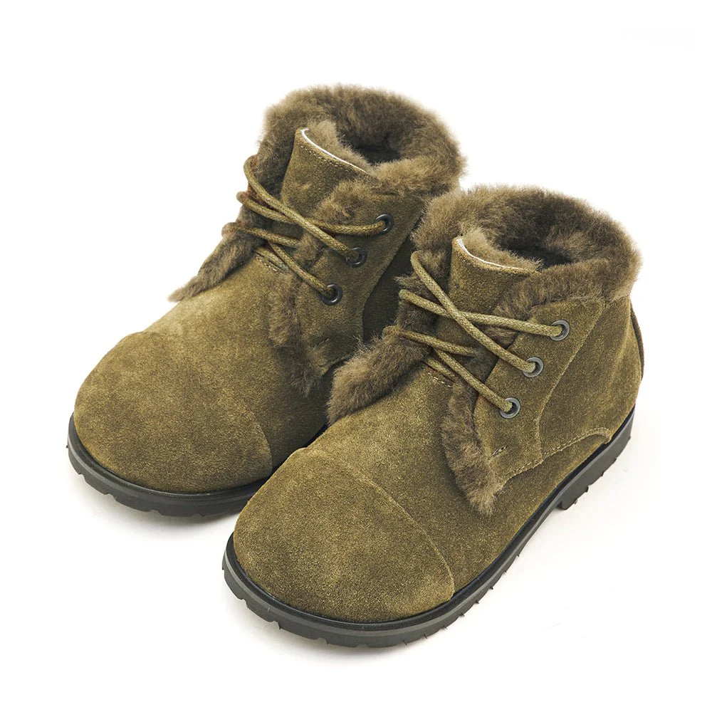 Zoey Khaki Boots - Image 2